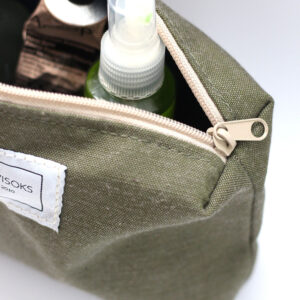 Trousse de maquillage LORNA Vert armée