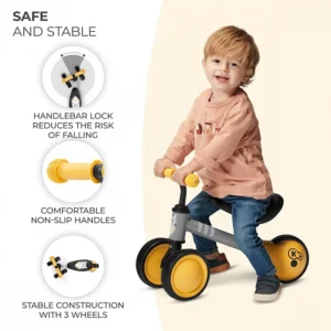 Draisienne enfant CUTIE – Couleur jaune