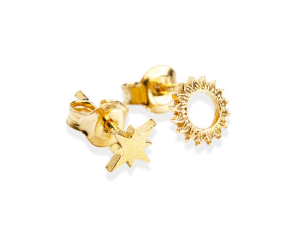 Clous d’oreilles Celestial Sun – Image 4