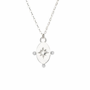 Collier Morning Star - Argent