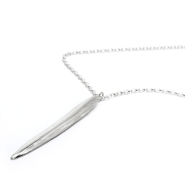 Collier - Feuille de printemps