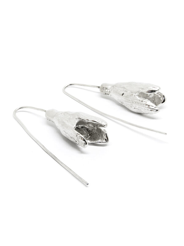 Boucles d’oreilles - Perce-neige de printemps avec crochets – Image 2