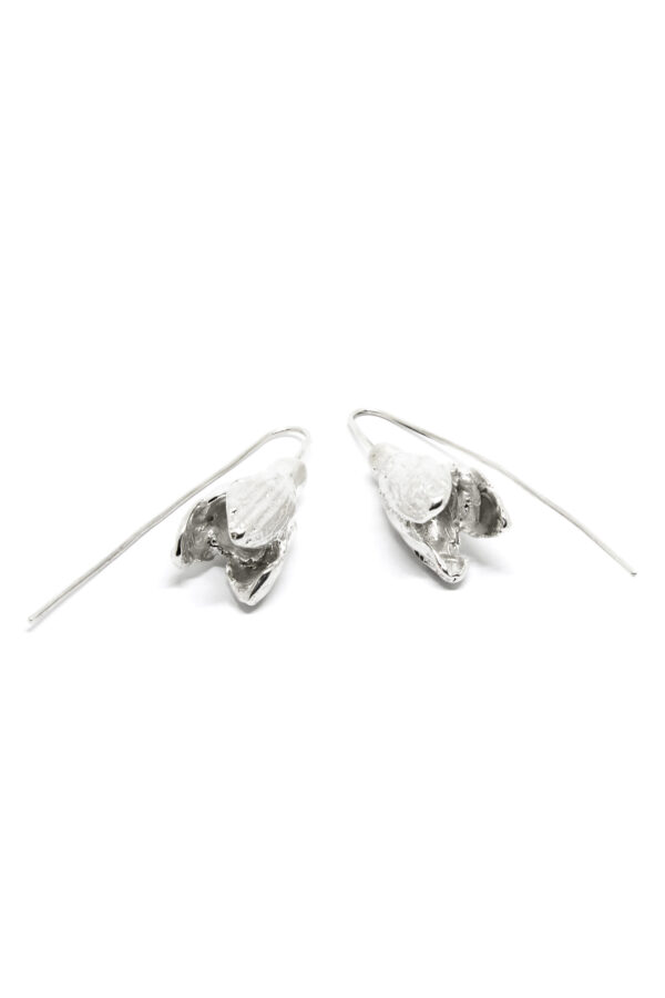 Boucles d’oreilles - Perce-neige de printemps avec crochets – Image 3
