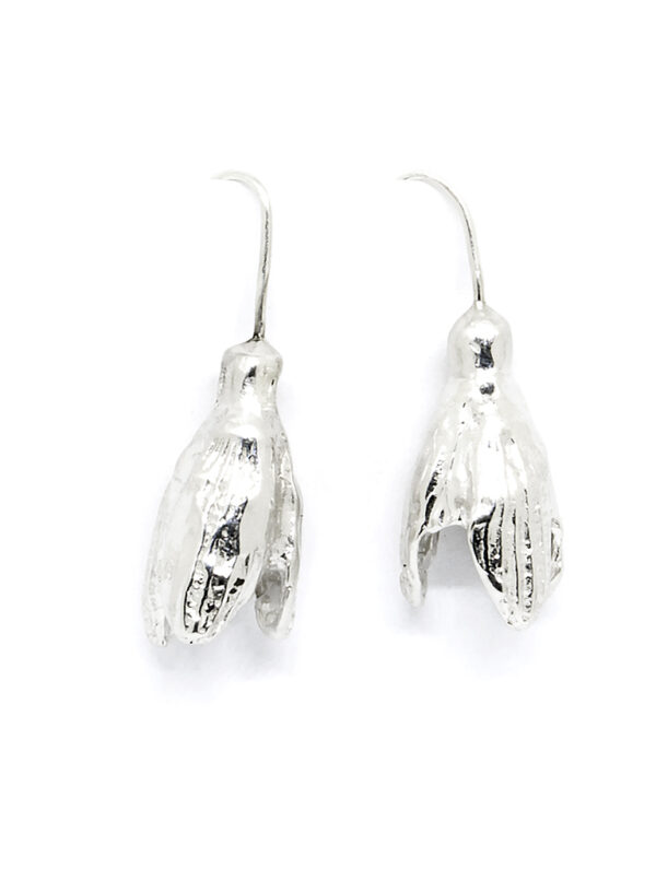 Boucles d’oreilles - Perce-neige de printemps avec crochets – Image 4