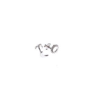 Clous d’oreilles Lune et Soleil
