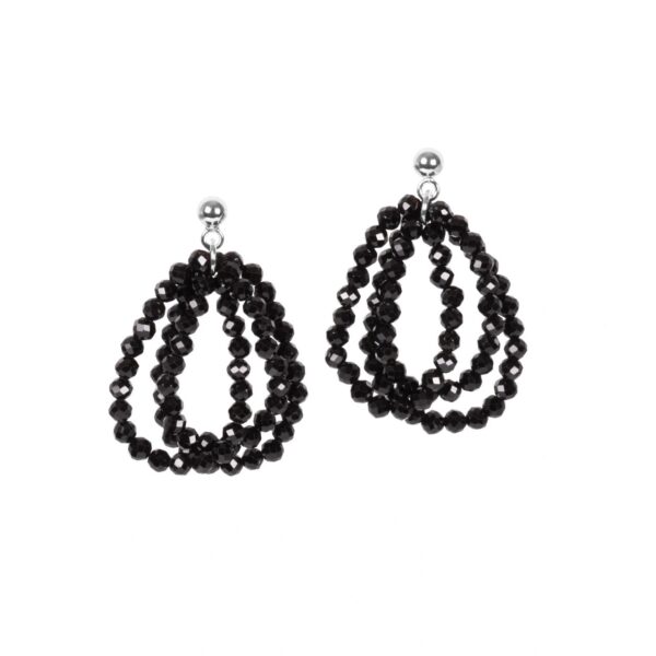 Boucles d'oreilles Cherie Boho S - Or rose et argent – Image 3