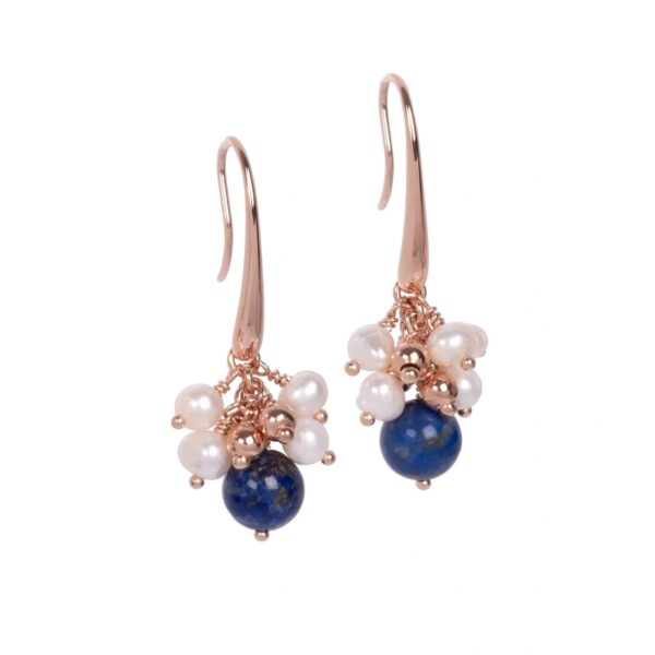 Boucles d’oreilles Cherie Lustre - Or rose et argent