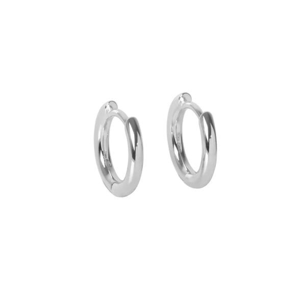 Créoles Classy Small - Or rose et argent – Image 4