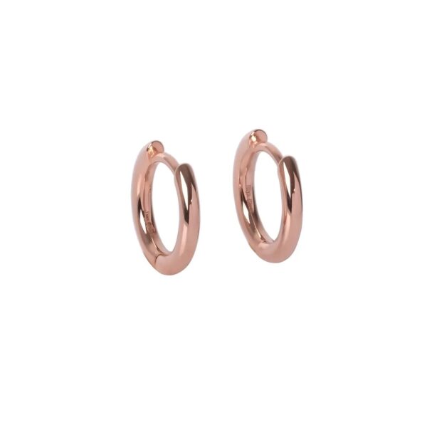 Créoles Classy Small - Or rose et argent – Image 3