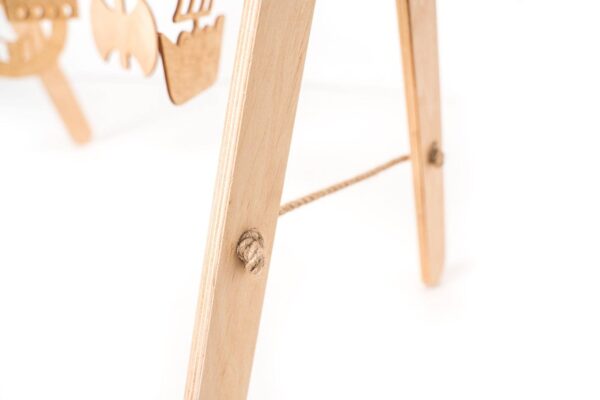 Arche d’éveil en bois – Pour stimuler bébé en douceur – Image 3