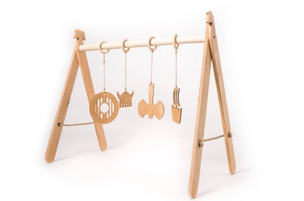 Arche d’éveil en bois – Pour stimuler bébé en douceur – Image 5