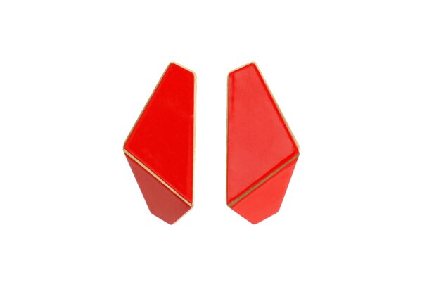 Boucles d’oreilles fines pliées – Image 2