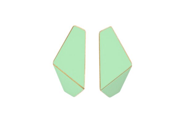 Boucles d’oreilles fines pliées – Image 4