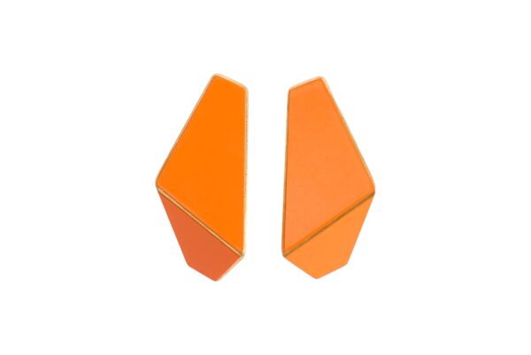 Boucles d’oreilles fines pliées – Image 6