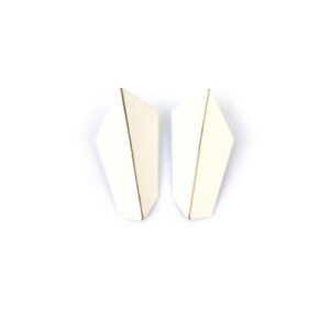 Boucles d’oreilles verticales pliées