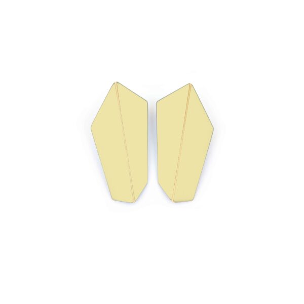 Boucles d’oreilles verticales pliées – Image 5