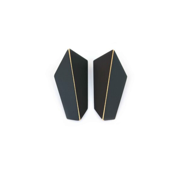 Boucles d’oreilles verticales pliées – Image 11