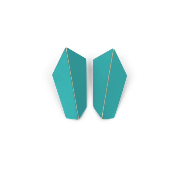 Boucles d’oreilles verticales pliées – Image 12
