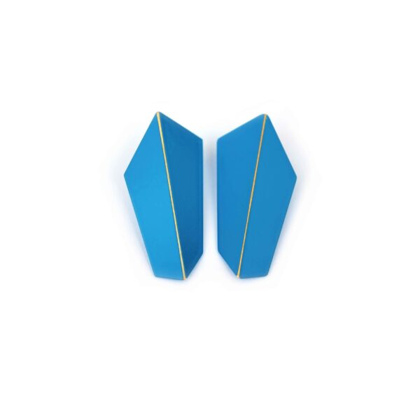Boucles d’oreilles verticales pliées – Image 15