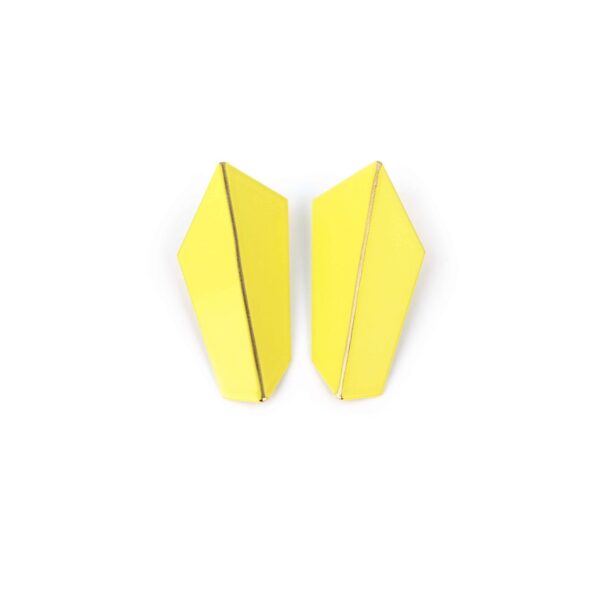 Boucles d’oreilles verticales pliées – Image 17
