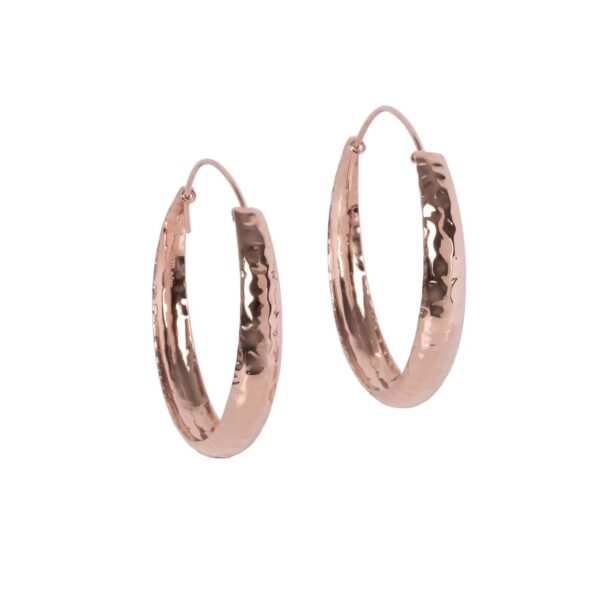 Créoles Helena - Or rose et argent – Image 2