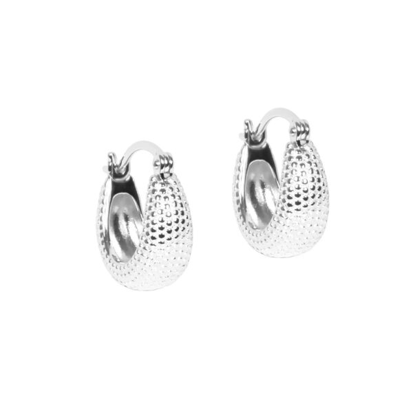 Boucles d’oreilles créoles Juno M – Image 2