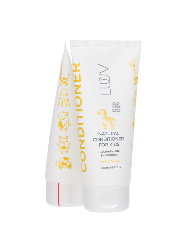 Après-shampoing Enfants Vanille COSMOS 200 ml – Image 2