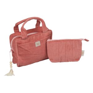 Set de 2 Trousses à Maquillage – Corail