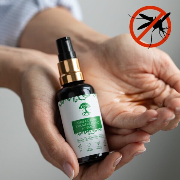 Répulsif Naturel Contre les Insectes à l’Huile de Neem 50 ml – Image 3