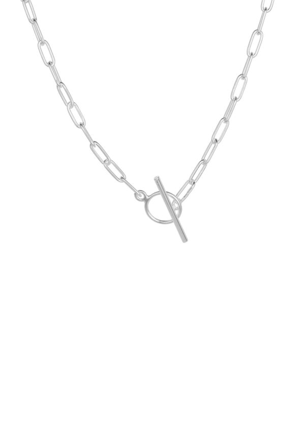 Collier ras du cou Paper Clip - Argent – Image 4