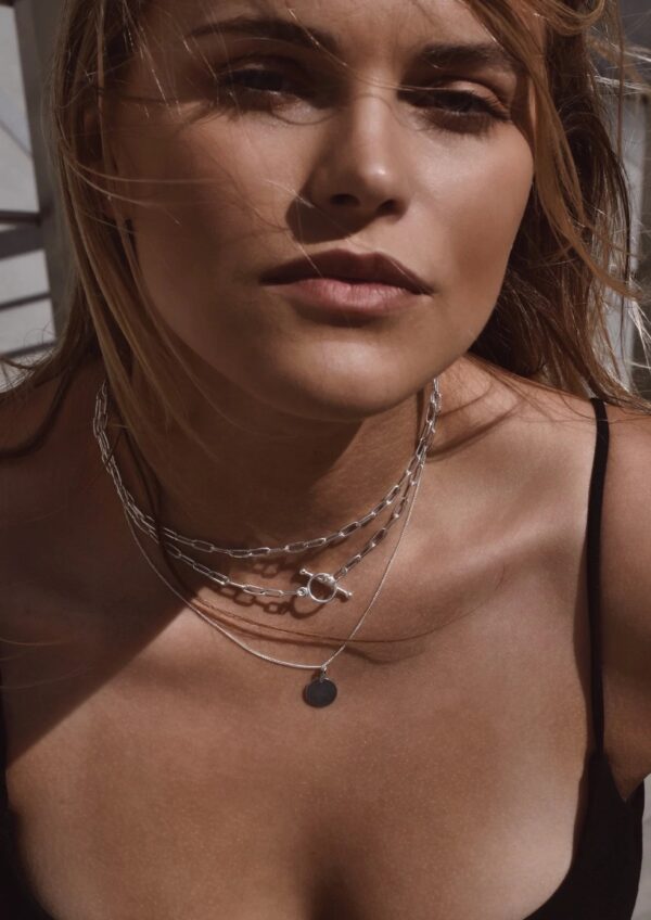 Collier ras du cou Paper Clip - Argent – Image 2
