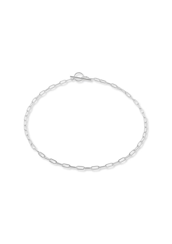 Collier ras du cou Paper Clip - Argent – Image 3