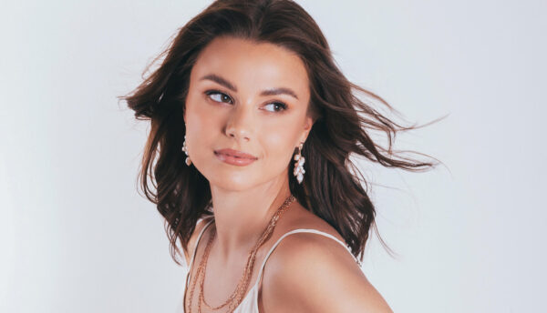 Boucles d’oreilles Festive Pearls - Or rose et argent – Image 2