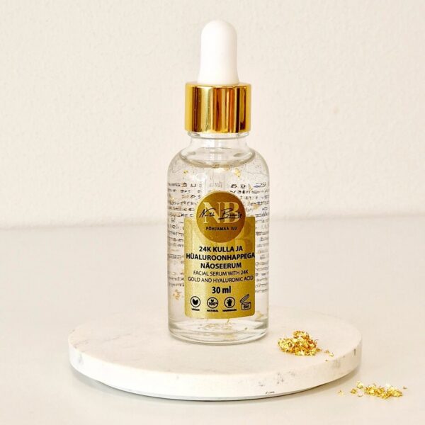 Sérum Visage à l’Or 24K et à l’Acide Hyaluronique 30 ml