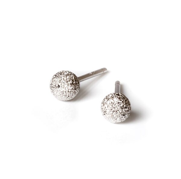Boucles d'oreilles Stardust Ball - Or rose et argent
