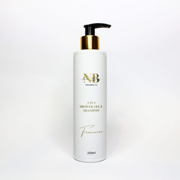 Gel douche et shampoing 2 en 1 pour femmes 250ml – Image 2