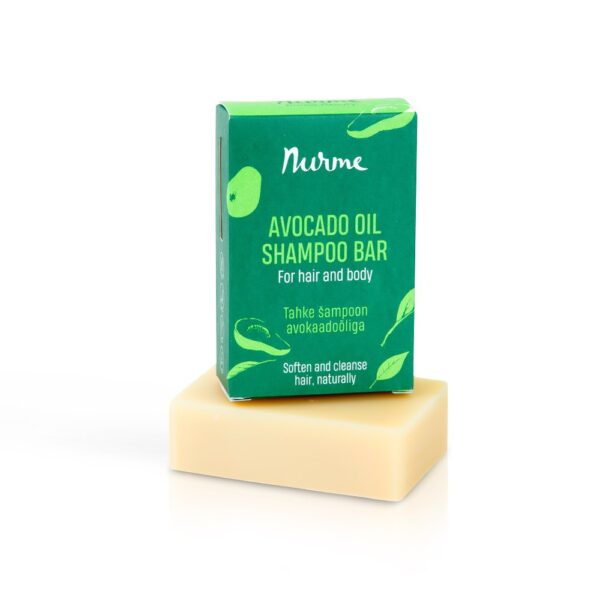 Shampoing solide à l'huile d'avocat Tous types de cheveux 100g – Image 2
