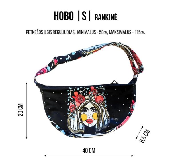 Sac hobo cœur Blanc – Image 12