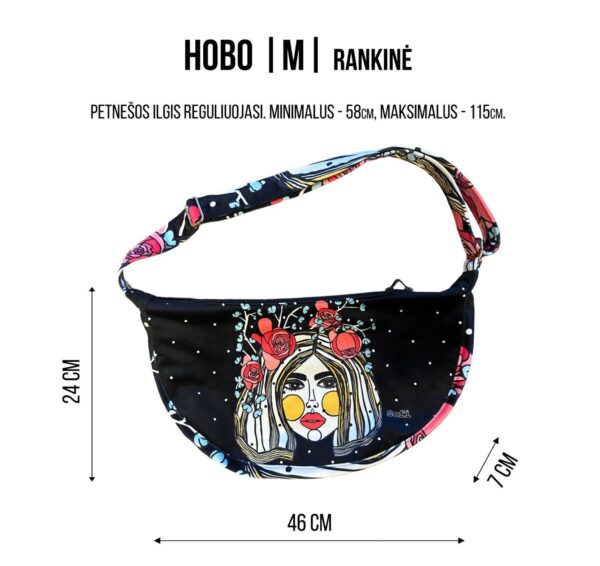 Sac hobo cœur Blanc – Image 17